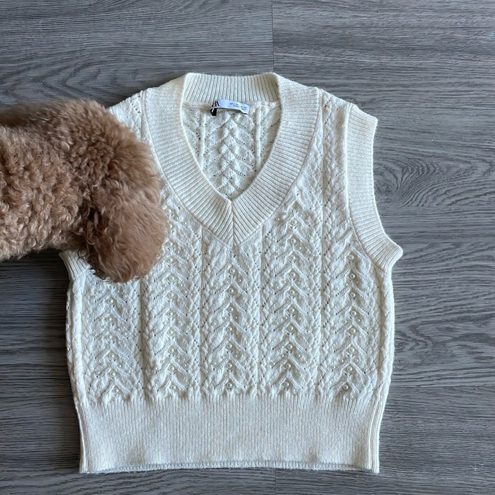 Beaded Sweater Vest